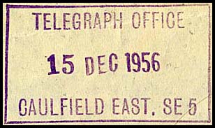 Caul East 1956
